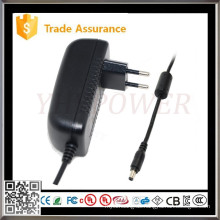 AC DC ADAPTER 24V 1A mit UL CE FCC GS C-Tick 24w mit 5.5x2.1 DC Stecker